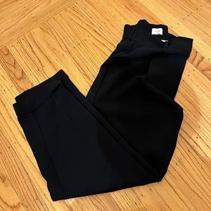 Aritzia cropped/cuffed black pants.
